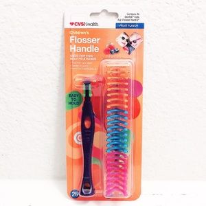CHILDREN’S FLOSSER HANDLE 1 HANDLE 25 HEADS, FRUIT